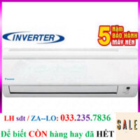 RẺ chính hãng chính hãng CHÍNH HÃNG -  Điều hòa Daikin inverter 1 chiều, 2 chiều 9000BTU | 12000BTU | 18000BTU | 2400