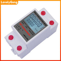 🔥Rẻ🔥 Đồng hồ đo điện LW 220V có nút RESET độ chính xác cao màn hình hiển thị LCD P U I Kwh công tơ điện tử 1 pha
