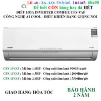 Rẻ Máy lạnh, điều hòa không khí Inverter 1HP/1.5HP/2HP Comfee CFS-10VAF - Bảo hành 2 năm tận nơi