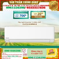 [Rẻ]  Máy lạnh/Điều hòa Panasonic CU/CS-XU9ZKH-8 - Công suất 1HP - Một chiều -Kết nối wifi