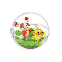 [RE-MENT Chính Hãng] Mô hình Pokemon Terrarium Collection Rement~Chúc mừng Namaiichi~Pokemon Rement Pikachu & Patcheel