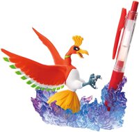 Re-Ment Pokemon Desktop Figure 3 - Ho-Oh: Sacred Fire (Pen Stand)