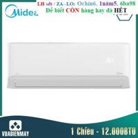 Rẻ [Miễn phí giao hàng TP.HCM] Máy lạnh Midea 12000BTU 1 chiều MSAFG-13CRN8