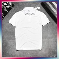 [Rẻ Nhất] Áo Polo Nam Cộc Tay Chất Xịn Trắng - Áo Thun Cá Sấu [DUHNO]