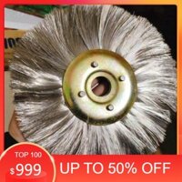 [RẺ NHẤT] Bánh cước inox 200mm, đánh khe kẽ, sợi cước inox mềm chà kim loại [GIÁ TỐT]