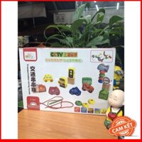 [RẺ NHẤT] Bộ xâu vòng hạt gỗ các phương tiện giao thông