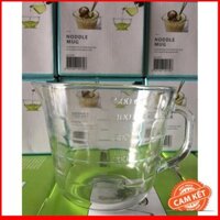 [RẺ NHẤT] Cốc chia vạch thủy tinh Glasslock 500ml