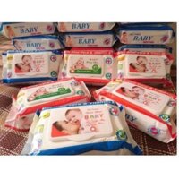 [RẺ NHẤT] Combo 10 Gói Khăn ướt baby 100 tờ