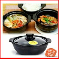 [RẺ NHẤT] Nồi Đất Nắp Kính Kho Thịt Cá Siêu Ngon
