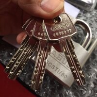 "rẻ nhất" ổ khoá chống cắt ABUS  96csti , 66csti titanium với 4 chìa vi tính bảo hành 5 năm