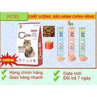 {Rẻ nhất +Quà } Thức ăn cho mèo Catsrang 5kg date mới,  thức ăn khô cho mèo thơm ngon tặng 5 que Sup thưởng thơm ngon