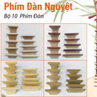 [Rẻ Nhất Shopee] Bộ Phím Đàn Nguyệt Loại Tốt - 10 Phím Cật Tre {Ánh Dương - Store }