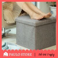 [RẺ NHẤT SHOPPE] Ghế hộp đựng đồ - chất liệu tốt đa năng 💥PAULO STORE💥