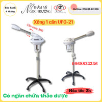 [Rẻ nhất] Xông 1 cần nóng UFO-21 mẫu mới 2024 có cốc thảo dược, cần xoay 360 độ | Máy xông hơi 1 cần