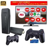 [RẺ NHẤT] Máy Chơi Game Stick 4k - HDMI 10000 + 20 trò mới độc quyền, kết nối không dây game 4 nút,6 nút PS1/GBA/GBC-BH