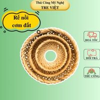 Rế Tre Đưng Nồi Đất - Rế Cơm Niêu Lót Nồi - Trang Trí Decor Treo Tường