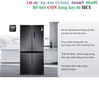 Rẻ Tủ lạnh 4 cánh Samsung RF48A4000B4/SV 488L | Tủ lạnh Samsung Inverter 488 lít Multi Door RF48A4000B4 tiết kiệm điện