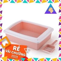 [RẺ VÃI CHƯỞNG] Khay Nhựa Đựng Cát Vệ Sinh Cho Chó Mèo Hình Chữ Nhật - Mã CKVS03