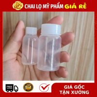 [RẺ VÔ ĐỊCH] [100c] Hũ nhựa mềm 10ml,15ml,30ml chiết mỹ phẩm , phụ kiện du lịch