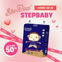 [Rẻ Vô Địch] 🍎  2 Bịch STEP BABY 🍎 Tã, bỉm Quần, Dán Stepbaby siêu thấm hút 🍎 Đủ size 🍎 bỉm khỉ