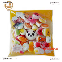 [RẺ VÔ ĐỊCH] 30 móc khóa squishy dẻo hình dáng ngẫu nhiên