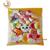 [RẺ VÔ ĐỊCH] 30 móc khóa squishy dẻo hình dáng ngẫu nhiên