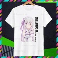 RẺ VÔ ĐỊCH- Áo thun anime Re:Zero Emilia ngắn tay