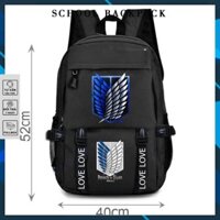 RẺ VÔ ĐỊCH -  Balo in hình Attack on Titan độc đẹp giá rẻ  / hình cực chất