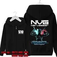 [RẺ VÔ ĐỊCH] [ BÁN CHẠY ] ÁO khoác áo hoodie Kirito Sword Art Online cực HOT khuyến mại khủng giá rẻ dẹp