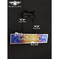 [Rẻ Vô Địch] Bảng Tên Raider Titan 3D + Pat Gắn Bảng Tên + 2 Ốc Titan Thật GR5 + 2 Tán Tặng Kèm 4815