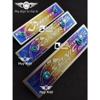 [Rẻ Vô Địch] Bảng Tên Titan 3D Raider, Sonic, Vario + 2 Ốc Titan GR5 + 2 Tán Tặng Kèm 4820