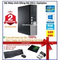 [RẺ VÔ ĐỊCH] Case máy tính để bàn đồng bộ DEL CPU i7 4790 - RAM 4GB - SSD 240GB - SSD 120GB 95