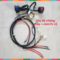 [RỂ VÔ ĐỊCH] chất lượng loại 1 Dây tổng xmen kèm cùm công tắc fz v2 làm sẵn .