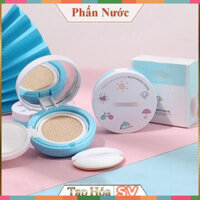 [RỂ VÔ ĐỊCH] chất lượng loại 1 Phấn nước Cushion BB Cream hộp màu xanh hoạ tiết chiếc ô 5078 .