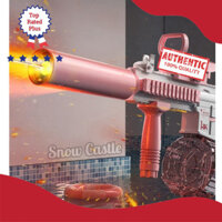 [RỂ VÔ ĐỊCH] chất lượng loại 1 [TRENDY] Súng Nước Điện Tự Động M416 Bản Nâng Cấp Có Đèn Bình To Áp Lực Mạnh. Quà Tặng Ch