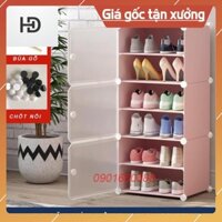 [RẺ VÔ ĐỊCH ) CHO TỦ 8 Ô - TỦ GIÀY 6-8 NGĂN] Tủ nhựa đựng giày lắp ghép - Kệ để giày đa năng thông minh