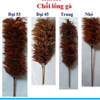 [Rẻ vô địch] combo 2 chổi lông gà cỡ đại 53cm  Sản phẩm thủ công