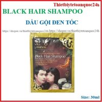 [Rẻ vô địch] Combo 20 gói gội là đen tóc Nhân Sâm-  Tigi, Blạck hair Shampoo