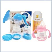 [RẺ VÔ ĐỊCH] Combo đồ dùng sơ sinh: 1 máy hút sữa Jimmy Bear;  1 Bình sữa chống sặc Babibo cổ rộng (180ml)