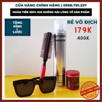 [RẺ VÔ ĐỊCH] Combo Sáp vuốt tóc Osis, Gôm xịt tóc Butterfly 320ml. Tặng lược tạo phồng, Tặng kính GM cực đẹp.