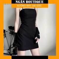 [Rẻ Vô Địch] Đầm Hai Dây Xiaozhainv Xẻ Tà Phong Cổ Điển Cho Nữ - Ngân Boutiques