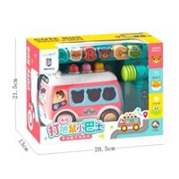 [Rẻ Vô Địch] Đồ Chơi Xe Bus Thả Hình Đập Chuột Cho Bé - Mẫu Mới Nhất 2024