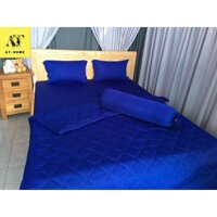 Rẻ Vô Địch Ga - Drap Giường Lẻ Thun Mát Lạnh - Màu Xanh Coban - 1m8x2mx15cm