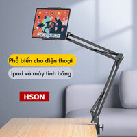 [Rẻ Vô Địch] Giá đỡ điện thoại, máy tính bảng, Kẹp ipad đầu giường, Kẹp cạnh bàn xoay 360 độ điều chỉnh mọi góc độ
