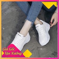 Rẻ vô địch - Giày sneaker nữ trắng viền trắng cá tính thể thao -Ax123 : ⁸ :; ` ' . ' ' ' :