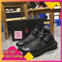 Rẻ vô địch - Giày Sneaker Y3 Qasa Hight All-Black -Ax123 : ⁸ :; ` ' . ' eͫ