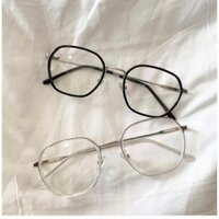 [Rẻ Vô Địch] Gọng kính  Jolie Eyewear 10625  chống ánh sáng xanh, UV400 lục giác thời trang Hàn Quốc cao cấp