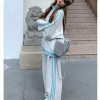 [RẺ VÔ ĐỊCH] HOT Set Nỉ Trơn Áo KÈM Quần -BỘ đồ nỉ bông dày dặn,quần ống suông đứng