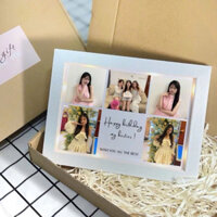 [RẺ VÔ ĐỊCH] Khung SINH NHẬT in theo yêu cầu, bao gồm ảnh 10x15 - 13x18 (Khung cao cấp) Decor Phòng Tranh Treo Tường