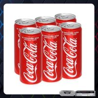 [Rẻ vô địch] Lốc 6 lon coca- cola 320ml